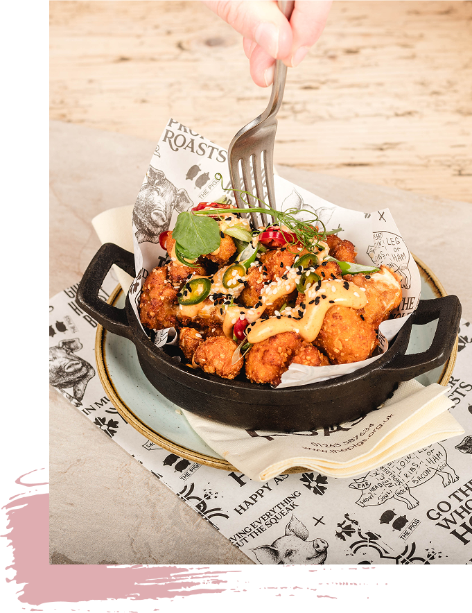 Crispy spiced cauliflower