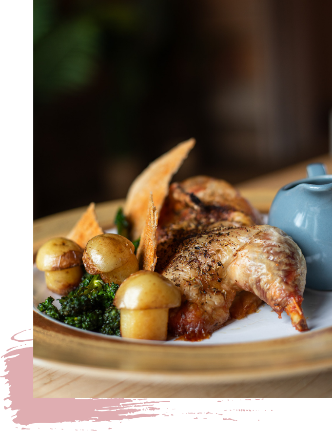 Hay-Roasted Half Chicken