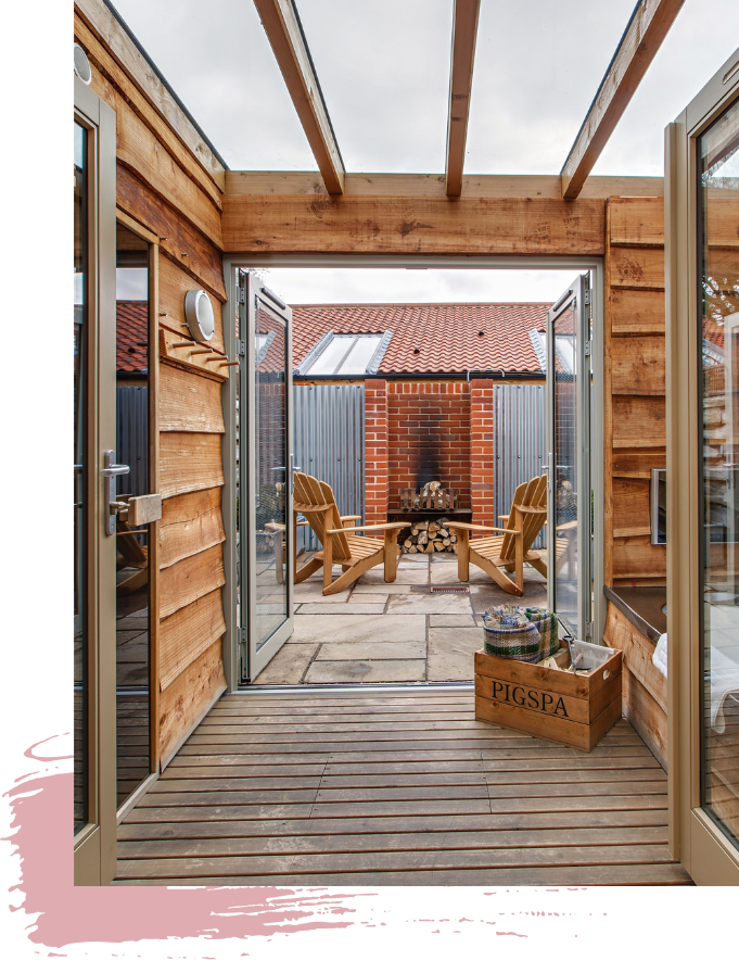Original Spa Room courtyard